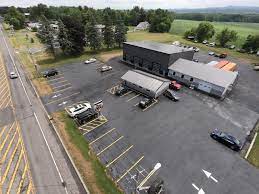 Aerial view of the Next Gen Auto Care repair shop in Clinton, NY.