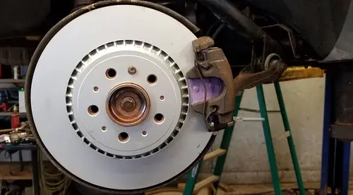 New brakes installed by the Next Gen Car Care service team in Clinton, NY.