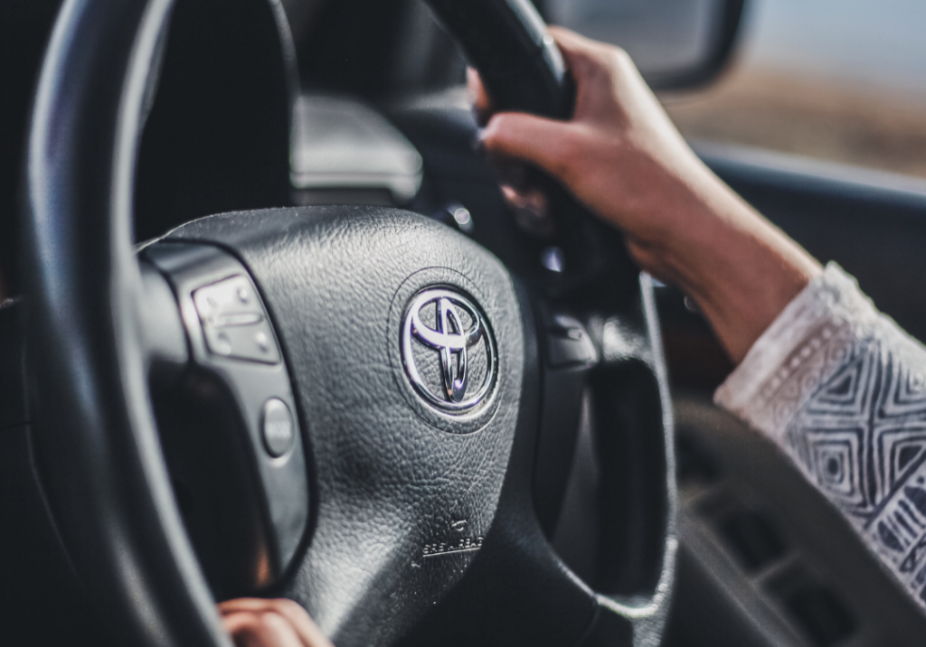 Toyota steering wheel